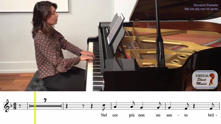 Paisiello Nel Cor Piu Non Mi Sento For Voice And Piano Video Accompaniment Track